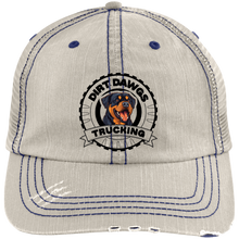 Load image into Gallery viewer, Dirt Dawgs Distressed Unstructured Trucker Cap