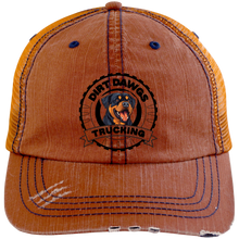 Load image into Gallery viewer, Dirt Dawgs Distressed Unstructured Trucker Cap