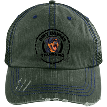 Load image into Gallery viewer, Dirt Dawgs Distressed Unstructured Trucker Cap