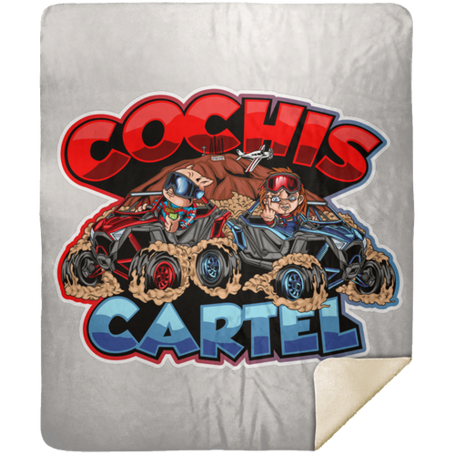 Cochis Cartel Premium Mink Sherpa Blanket 50x60