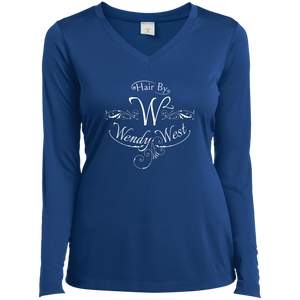 Hair By W2 Ladies’ Long Sleeve Performance V-Neck Tee