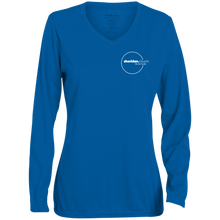 Load image into Gallery viewer, Sheridan.Church Ladies&#39; Moisture-Wicking Long Sleeve V-Neck Tee