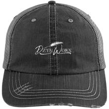 Load image into Gallery viewer, DzynWorx Distressed Unstructured Trucker Cap