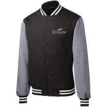Load image into Gallery viewer, DzynWorx Fleece Letterman Jacket
