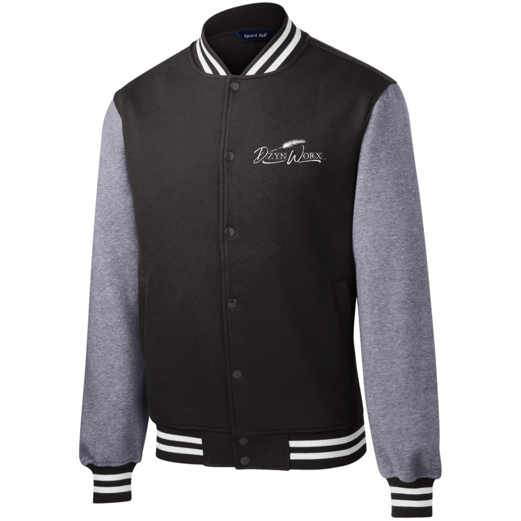 DzynWorx Fleece Letterman Jacket