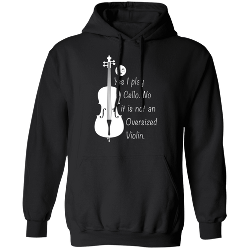 Oversized Violin Pullover Hoodie