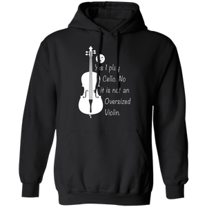 Oversized Violin Pullover Hoodie