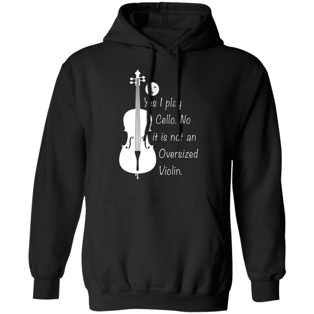 Oversized Violin Pullover Hoodie