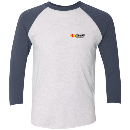 NL6051 Tri-Blend 3/4 Sleeve Baseball Raglan T-Shirt