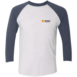 NL6051 Tri-Blend 3/4 Sleeve Baseball Raglan T-Shirt