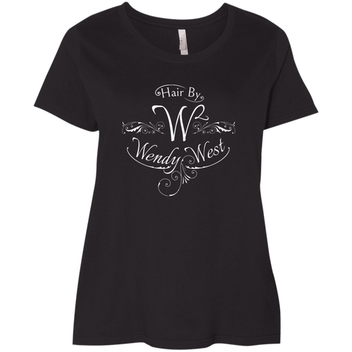 Hair By W2 Ladies' Curvy T-Shirt