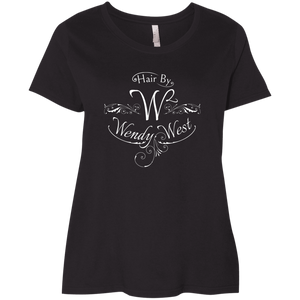 Hair By W2 Ladies' Curvy T-Shirt