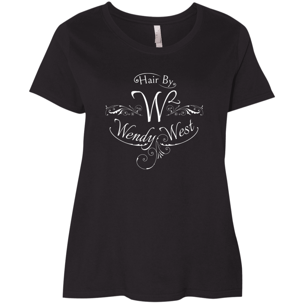 Hair By W2 Ladies' Curvy T-Shirt