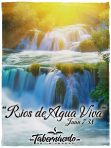 Rios de Agua Viva Small Fleece Blanket - 30x40