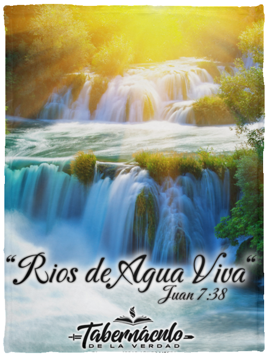 Rios de Agua Viva Small Fleece Blanket - 30x40