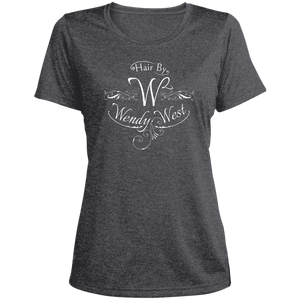 Hair By W2 Ladies' Heather Scoop Neck Performance Tee