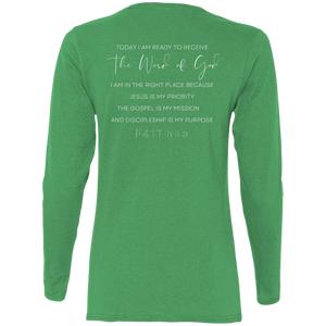 Sheridan.church Ladies' Cotton LS T-Shirt