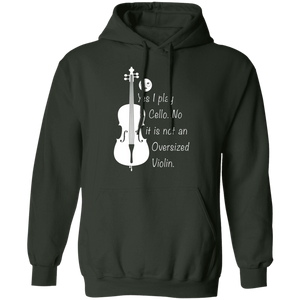 Oversized Violin Pullover Hoodie