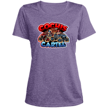 Load image into Gallery viewer, Cochis Cartel Ladies&#39; Heather Scoop Neck Performance Tee