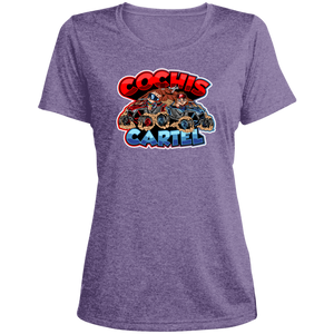 Cochis Cartel Ladies' Heather Scoop Neck Performance Tee