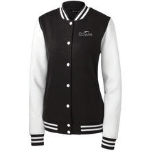 Load image into Gallery viewer, DzynWorx Women&#39;s Fleece Letterman Jacket
