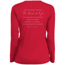 Load image into Gallery viewer, Sheridan.Church Ladies&#39; Moisture-Wicking Long Sleeve V-Neck Tee