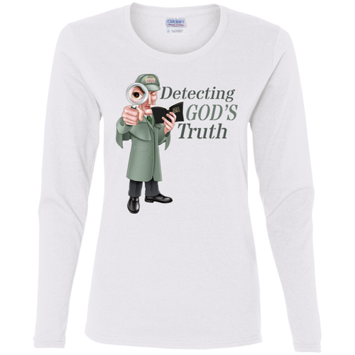 Detecting Gods Truth Ladies' T-Shirt