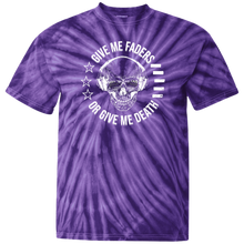 Load image into Gallery viewer, Give Me Faders or Give Me Death Cotton Tie Dye T-Shirt