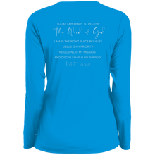 Load image into Gallery viewer, Sheridan.Church Ladies&#39; Moisture-Wicking Long Sleeve V-Neck Tee