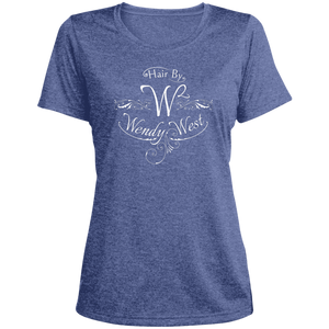 Hair By W2 Ladies' Heather Scoop Neck Performance Tee