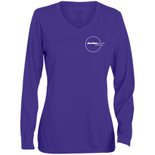 Load image into Gallery viewer, Sheridan.Church Ladies&#39; Moisture-Wicking Long Sleeve V-Neck Tee