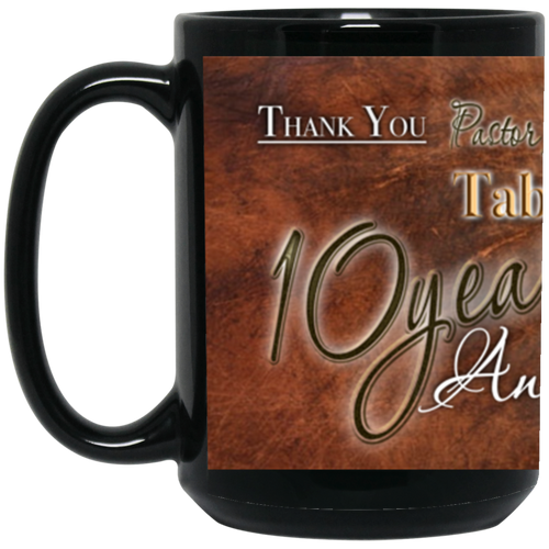 Fontanez 15 oz. Black Mug