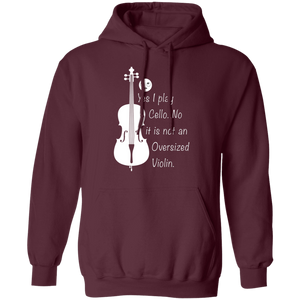 Oversized Violin Pullover Hoodie