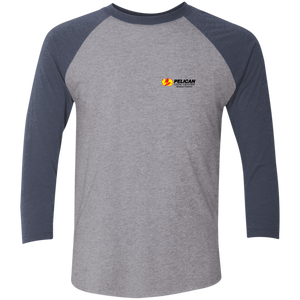 NL6051 Tri-Blend 3/4 Sleeve Baseball Raglan T-Shirt