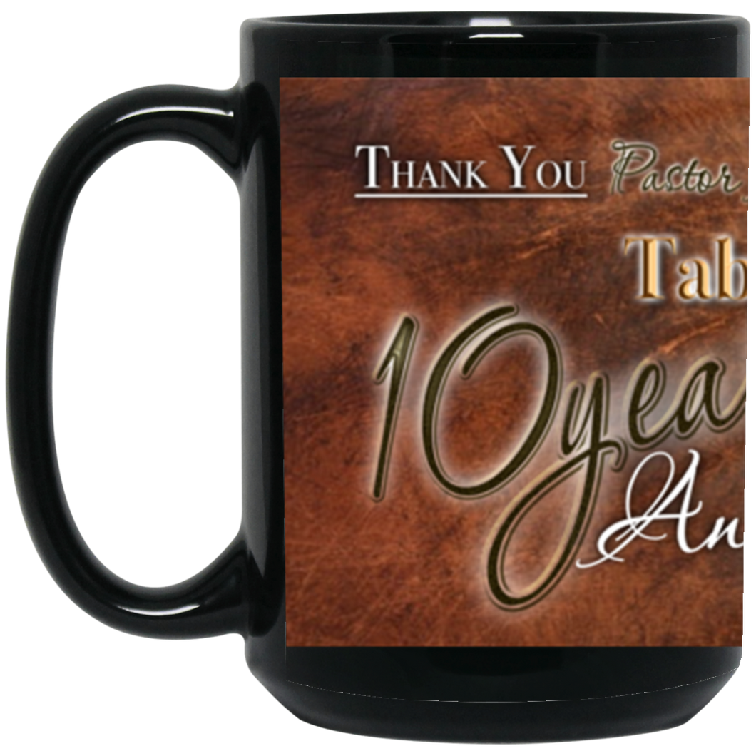 Pastor Trujillo 15 oz. Black Mug