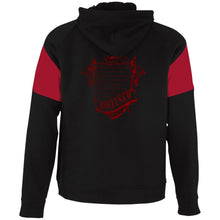 Load image into Gallery viewer, Luke 10:19 Athletic Colorblock Fleece Hoodie