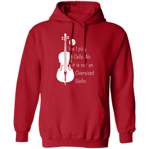 Oversized Violin Pullover Hoodie