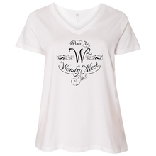 Load image into Gallery viewer, Hair By W2 Ladies&#39; Curvy V-Neck T-Shirt