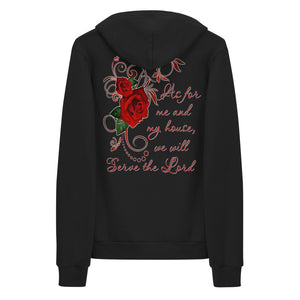 Serve the Lord Zipper Hoodie