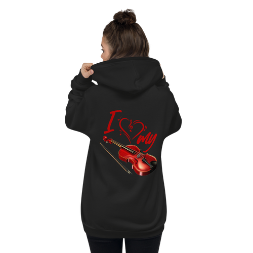 I Love My Violin Hoodie