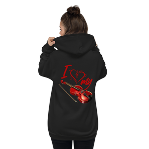 I Love My Violin Hoodie