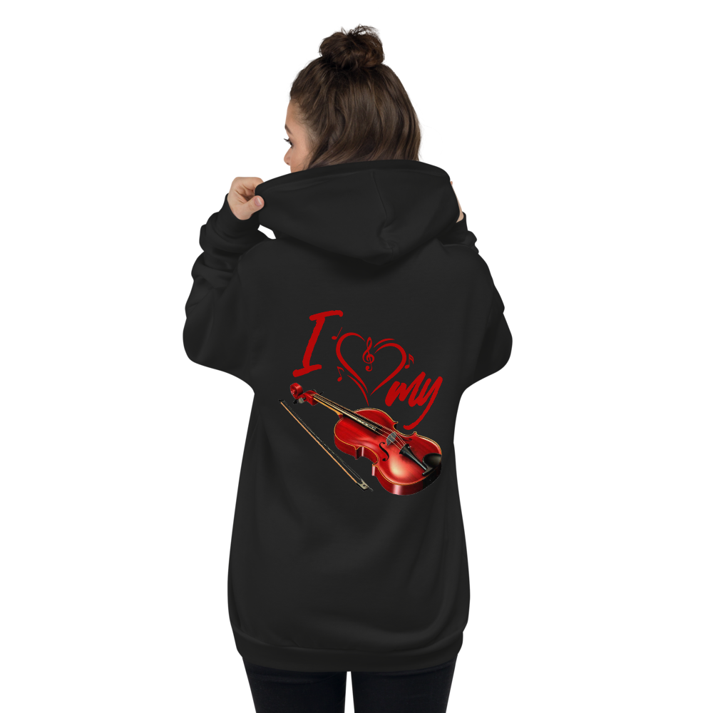 I Love My Violin Hoodie