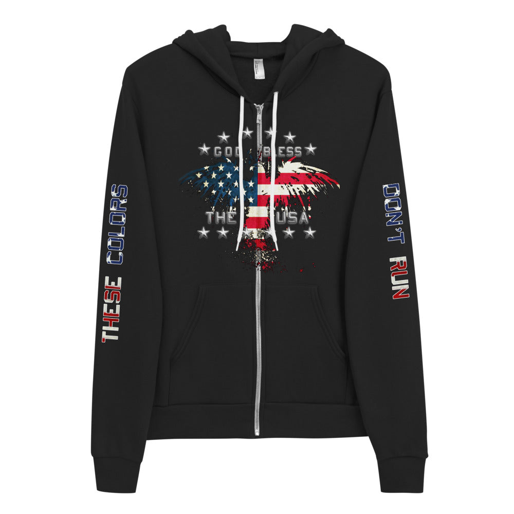 Patriotic Zipper Hoodie
