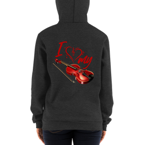I Love My Violin Hoodie
