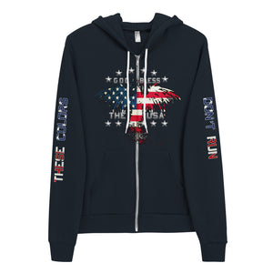 Patriotic Zipper Hoodie
