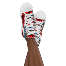 Load image into Gallery viewer, Women’s high top canvas shoes