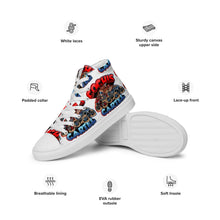 Load image into Gallery viewer, Women’s high top canvas shoes